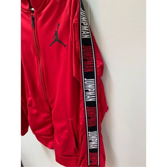 NIKE AIR JORDAN JUMPMAN BOY'S LOGO TRACK JACKET SIZE LARGE - Picture 3 of 5